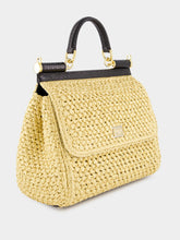 Dolce & Gabbana Large Raffia Crochet Sicily Handbag