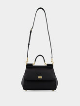 Dolce & Gabbana Black Large Sicily Handbag