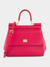 Dolce & Gabbana Pink Medium Sicily Calfskin Bag