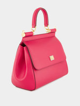 Dolce & Gabbana Pink Medium Sicily Calfskin Bag