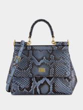 Dolce & Gabbana Handtasche aus Sizilien-Pythonleder