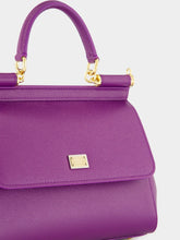 Dolce & Gabbana Violet Medium Sicily Calfskin Bag