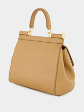 Dolce & Gabbana Caramel Medium Sicily Calfskin Bag