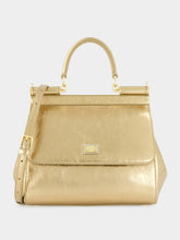 Dolce & Gabbana Gold Mini Sicily Bag