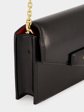 Givenchy Black Antigona Box Leather Wallet on Chain