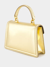 Dolce & Gabbana Devotion Gold Leather Mini Handbag