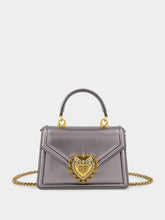 Dolce & Gabbana Silver Small Devotion Handbag