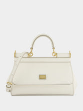 Dolce & Gabbana Small Sicily White Calfskin Bag