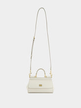 Dolce & Gabbana Small Sicily White Calfskin Bag