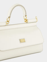 Dolce & Gabbana Small Sicily White Calfskin Bag