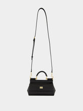 Small Sicily Black Calfskin Bag