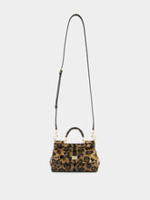 Dolce & Gabbana Leopard Print Small Sicily Handbag