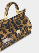 Dolce & Gabbana Leopard Print Small Sicily Handbag