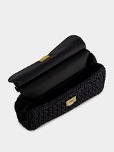 Dolce & Gabbana Black Crochet Sicily Bag