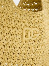 Dolce & Gabbana Raffia Crochet 3.5 Shopper Bag