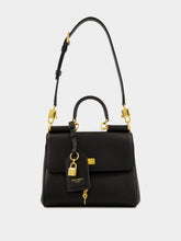 Dolce & Gabbana My Sicily Black Calfskin Handbag