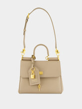 Dolce & Gabbana Beige My Sicily Calfskin Bag