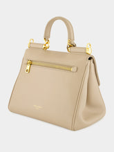 Dolce & Gabbana Beige My Sicily Calfskin Bag