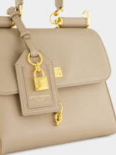Dolce & Gabbana Beige My Sicily Calfskin Bag
