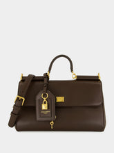 Dolce & Gabbana My Sicily Brown Leather Handbag