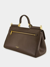 Dolce & Gabbana My Sicily Brown Leather Handbag