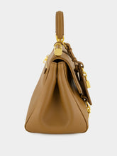 Dolce & Gabbana My Sicily Caramel Brown Leather Handbag