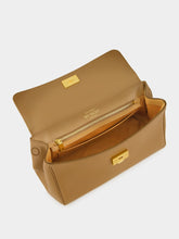 Dolce & Gabbana My Sicily Caramel Brown Leather Handbag