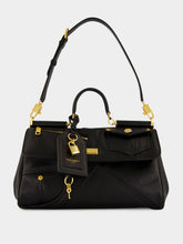 Dolce & Gabbana Black Medium My Sicily Biker Handbag