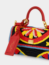 Dolce & Gabbana Multicolour Mini My Sicily Raffia Handbag