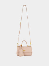 Dolce & Gabbana Beige Mini My Sicily Calfskin Handbag