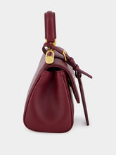 Dolce & Gabbana Bordeaux My Sicily Mini Calfskin Handbag