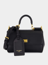 Dolce & Gabbana Black My Sicily Mini Calfskin Handbag
