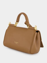 Dolce & Gabbana Brown Mini My Sicily Calfskin Handbag