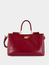 Dolce & Gabbana Vittoria Handbag in Dark Red Calfskin