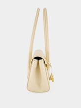 Dolce & Gabbana White Marlene Palmellato Leather Handbag