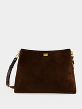 Dolce & Gabbana Brown Vittoria Suede Shoulder Bag