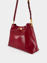 Dolce & Gabbana Red Large Vittoria Calfskin Shoulder Bag