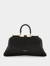 Dolce & Gabbana Black Leather Top-Handle Handbag