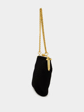 Dolce & Gabbana Black Dina Crochet Shoulder Bag