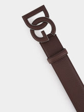 Brown Deerskin-Print Calfskin Belt | PDP - Fashion Clinic