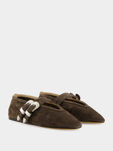 Le Monde Beryl Pepe Suede Ballet Claudia Slipper