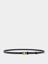 Dolce & Gabbana DG Logo Black Calfskin Belt
