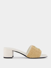 Givenchy 4G Mules In Raffia