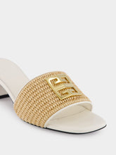 Givenchy 4G Mules In Raffia