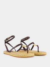 Givenchy 4G Liquid Raffia Sandals