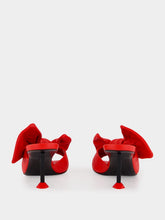 Givenchy Vermillon Boudoir Nappa Leather Heeled Mules