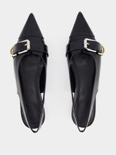 Givenchy Voyou Flat Leather Slingbacks