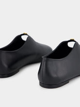 Black 4G Liquid Nappa Ballerina | PDP - Fashion Clinic