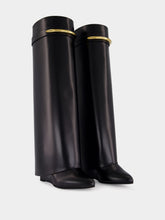 Givenchy Black Leather Shark Boots