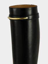Givenchy Black Pinch Flat Calfskin Leather Boots